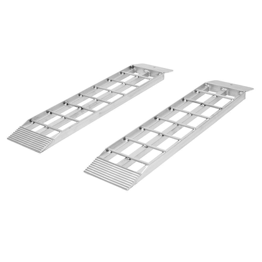 Guardian Dual Runner Shed Ramps 3' L with Aluminum Serrated Rungs, 1,500 lb. Capacity