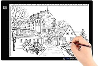 A4 Ultra-thin Portable LED Light Box Tracer USB Power Cable Dimmable Brightness LED Artcraft Tracing Light Pad for Artists Drawing Sketching Animation Stencilling X-rayViewing