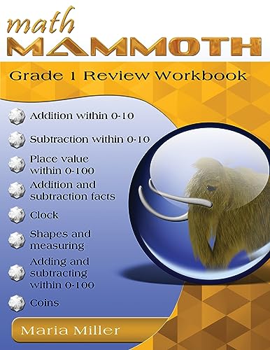 Math Mammoth Grade 1 Review Workbook 1942715420 Book Cover