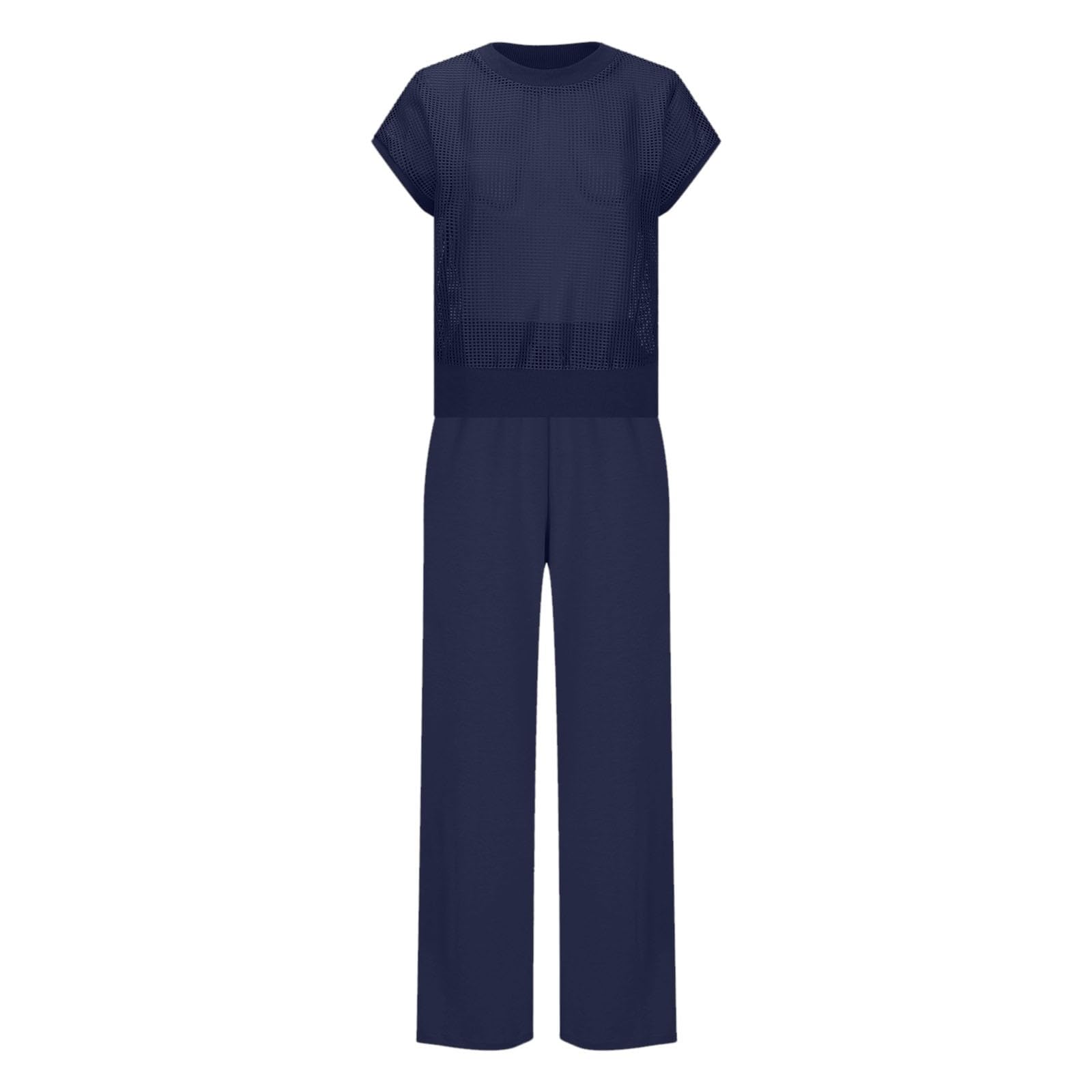 Traje de deporte para mujer, tallas grandes, chándal elegante, largo de verano, traje de jogging de dos piezas, talla grande, talla corta, yoga, ropa deportiva, ropa de salón, jogger, deporte, ropa de