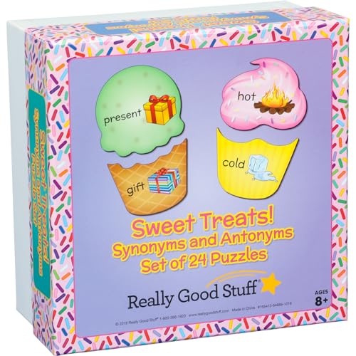 Sweet Treats: Synonym & Antonym Fun!