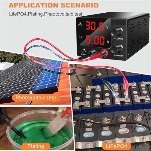 Alimentation CC réglable 0-30V 0-5A pour établi de maintenance - 7
