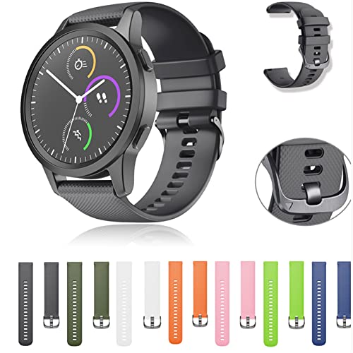 Bracelet de montre Garmin Forerunner 645 245 Vivoactive 3 4 4S Venu GUMMMY agate - 2