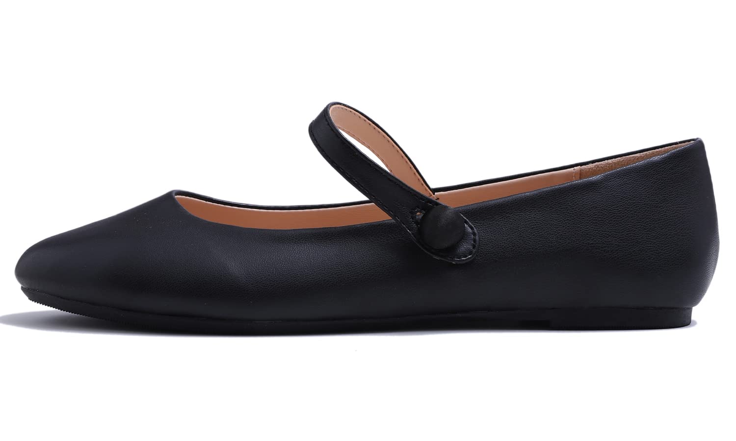 Feversole Napa Round baleriny, damskie baleriny klasowe, matowe, płaskie buty damskie