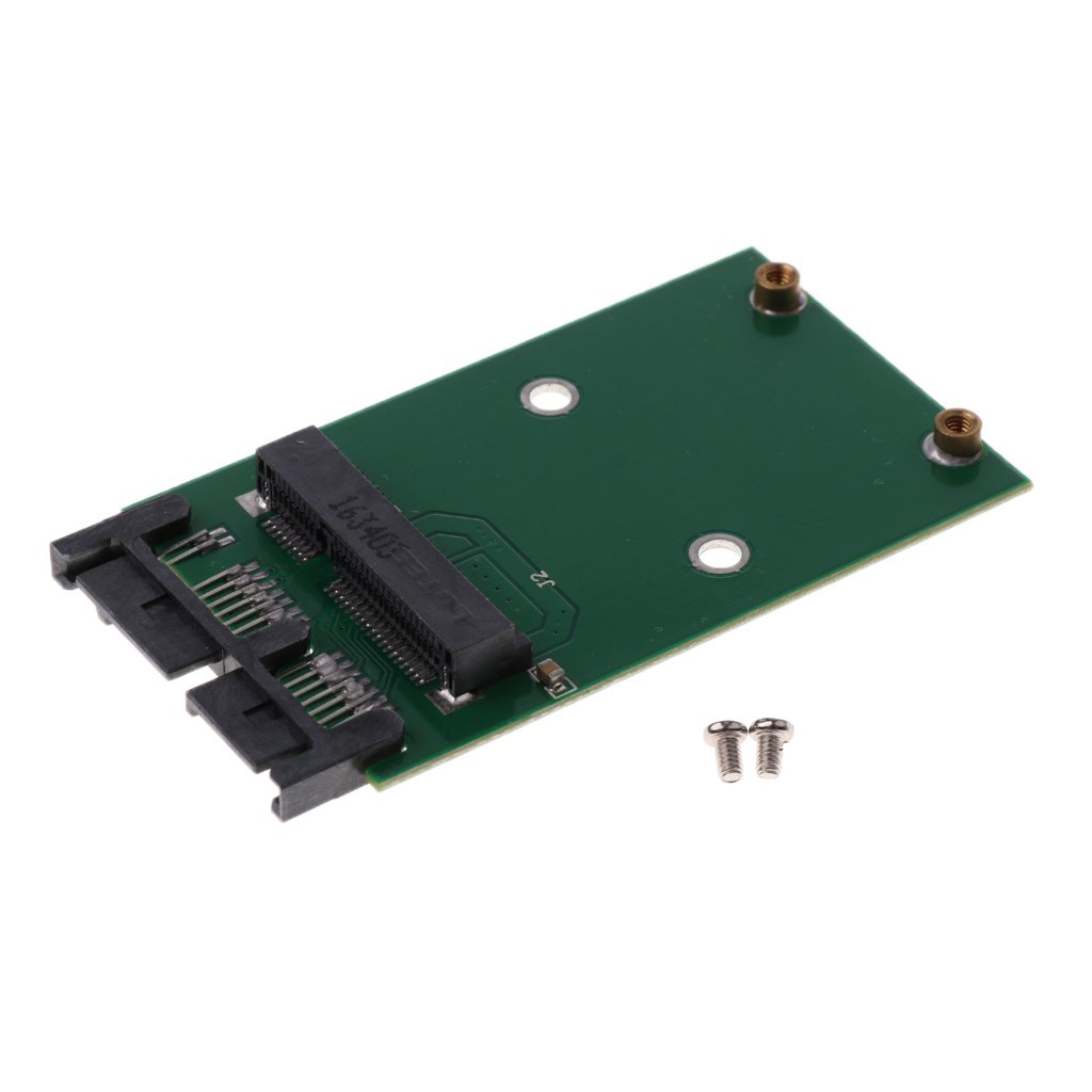 Cyruss Mini PCI-E SSD MSATA to 1.8''inch Micro SATA 16Pin Riser Card Adapter Board