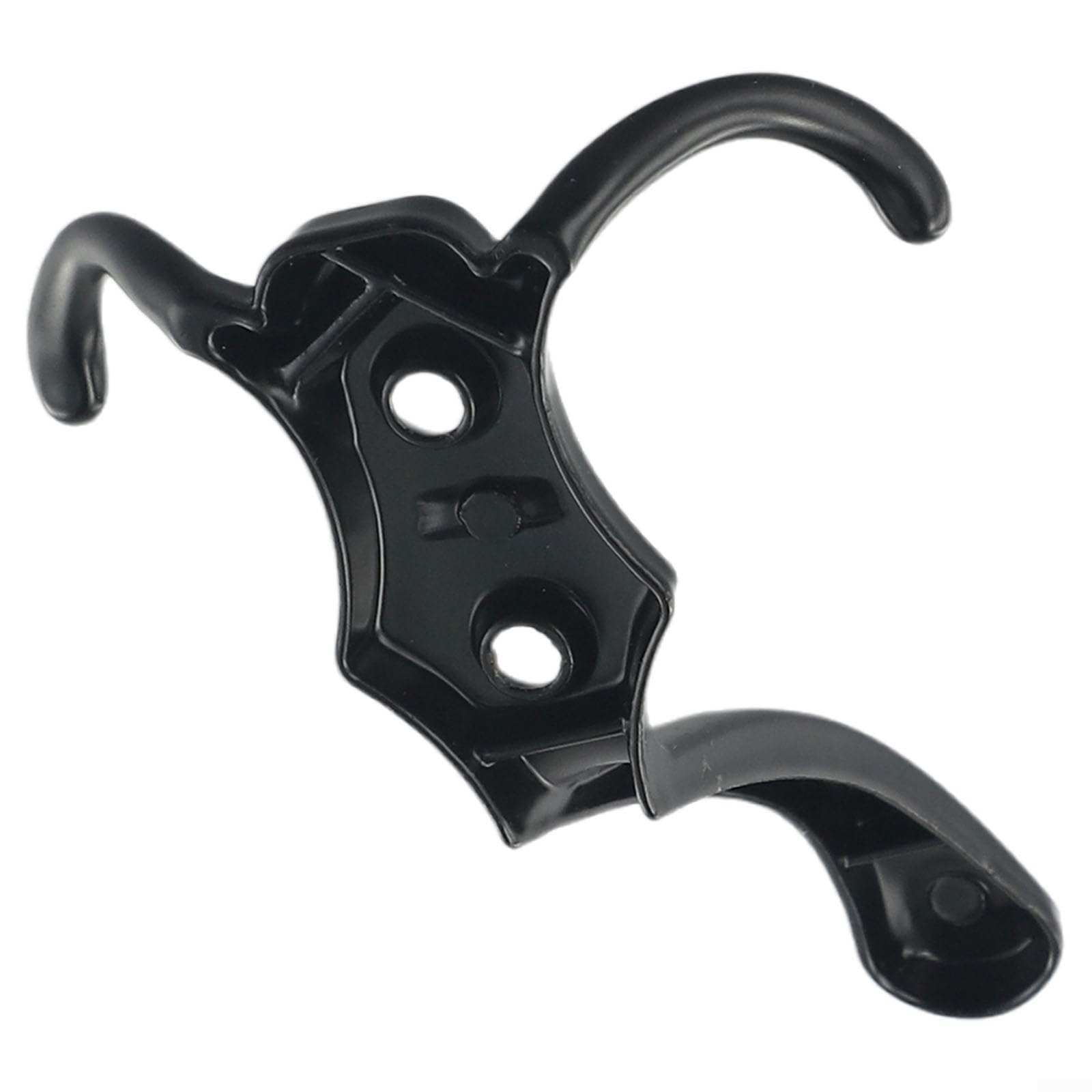 Zinc Alloy Wall Hanger for Coat and Robe Modern Clothes Rack with Chrome Finish Includes Fixing Screws for