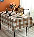 Nappe À Carreaux Rectangulaire, Nappe en Vichy Résistante À l'eau, Nappe en Polyester De Qualité Supérieure Lavable Et Douce, pour La Fête, L'extérieur, La Cuisine,140x140cm(55x55inch)