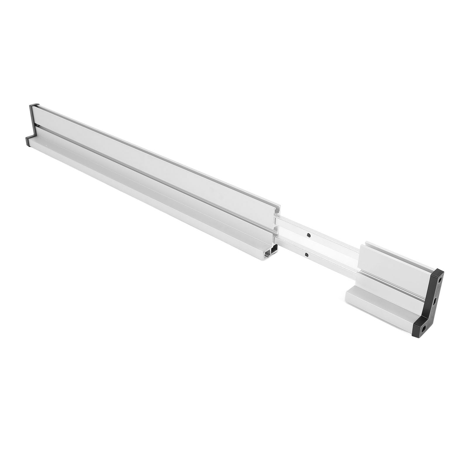 Ogrodzenie Piły Stołowej, Teleskopowy Regulowany Miernik Ukośny 700 1060 Mm, Płot Stołowy Routera z Systemem Prowadnic do Obróbki Drewna Projekty Typu „zrób to sam” Konstrukcja ze Stopu