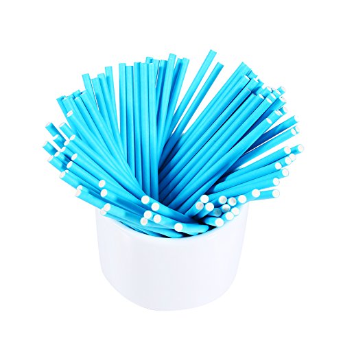 100 Stück Lolli Pop Sticks, 3,5 mm Cake Pop Treat Sticks Bunte Lolli Pop...