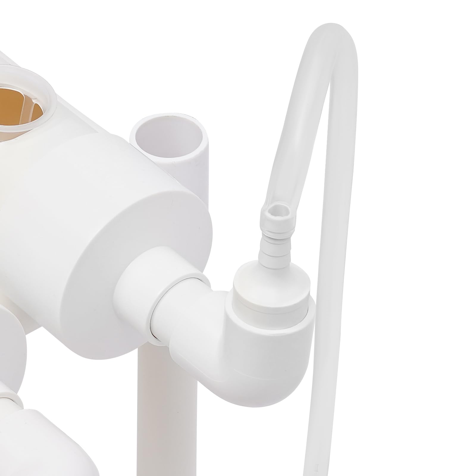 Kit de cultivo hidropónico, 102 x 62 x 35 cm, 54 agujeros, tecnología NFT con tubos de PVCU, sistema de cultivo hidropónico para hierbas, verduras, circulación de agua, para casa, oficina