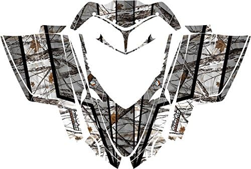 TheDecalDen - Arctic Oak Camo MS Black 162 Inches Nose / Tunnel