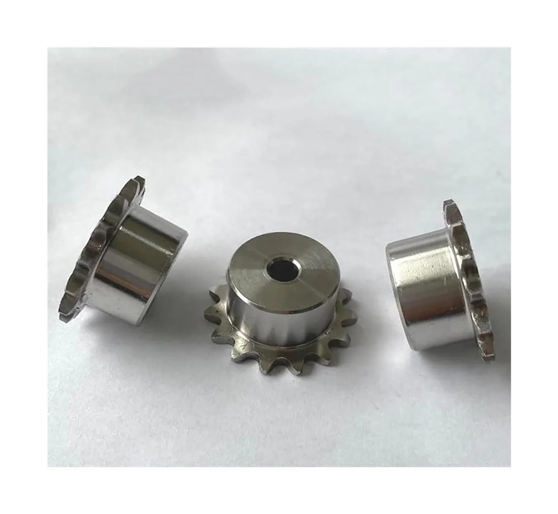 Pignone a catena a rulli 1 pezzo 26-30 denti 04C 25H pignone di trasmissione a catena in acciaio inossidabile 304 passo ingranaggio catena 6,35 mm ruota dentata industriale(28 Teeth)