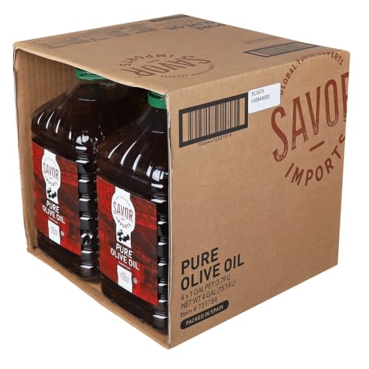 Aceite de Oliva Puro Savor Imports 1 galón x4 miniatura 2