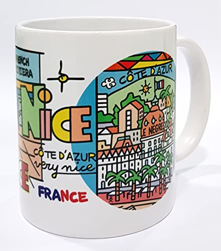 Tazza nizza francia. mug modello: promenade