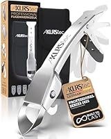 KLRStec Professional Fugenglätter Werkzeug [100% Edelstahl] Robustes 4 in 1 Fugenkratzer & Abzieher Multitool inkl. praktischer Tasche mit Gürtelclip - Profi Werkzeug-Set zum erneuern von Silikonfugen