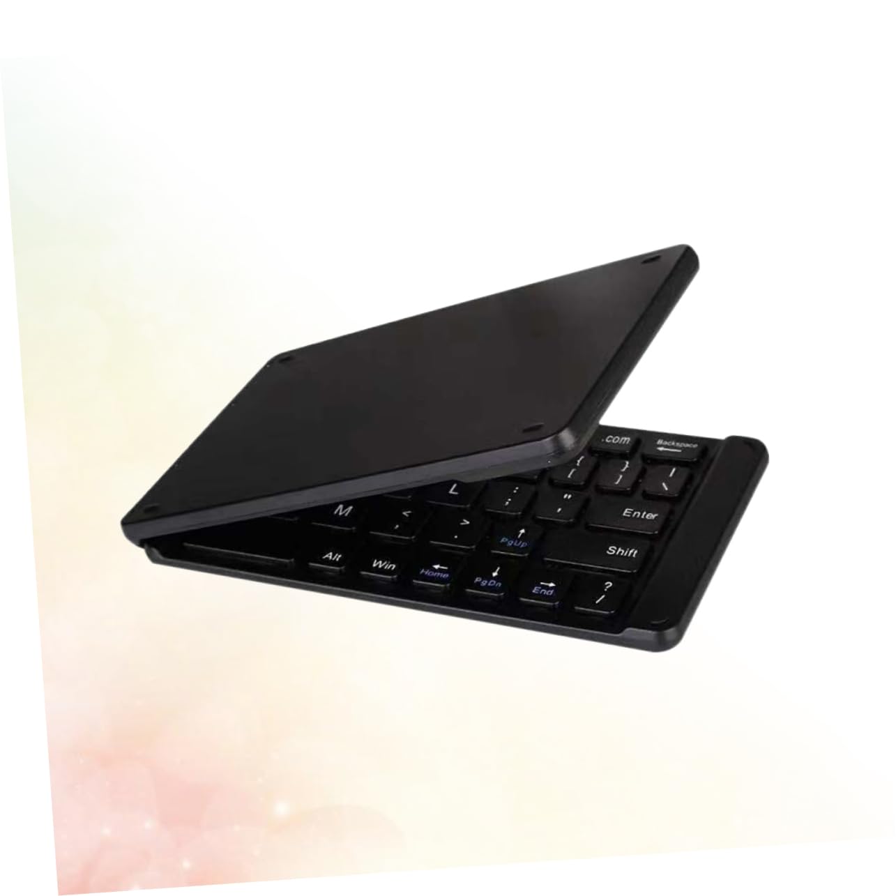 HOMSFOU Tastiera Wireless per Tablet Mini Tastiera Pieghevole a Connessione Radio per Computer Abs Tasti