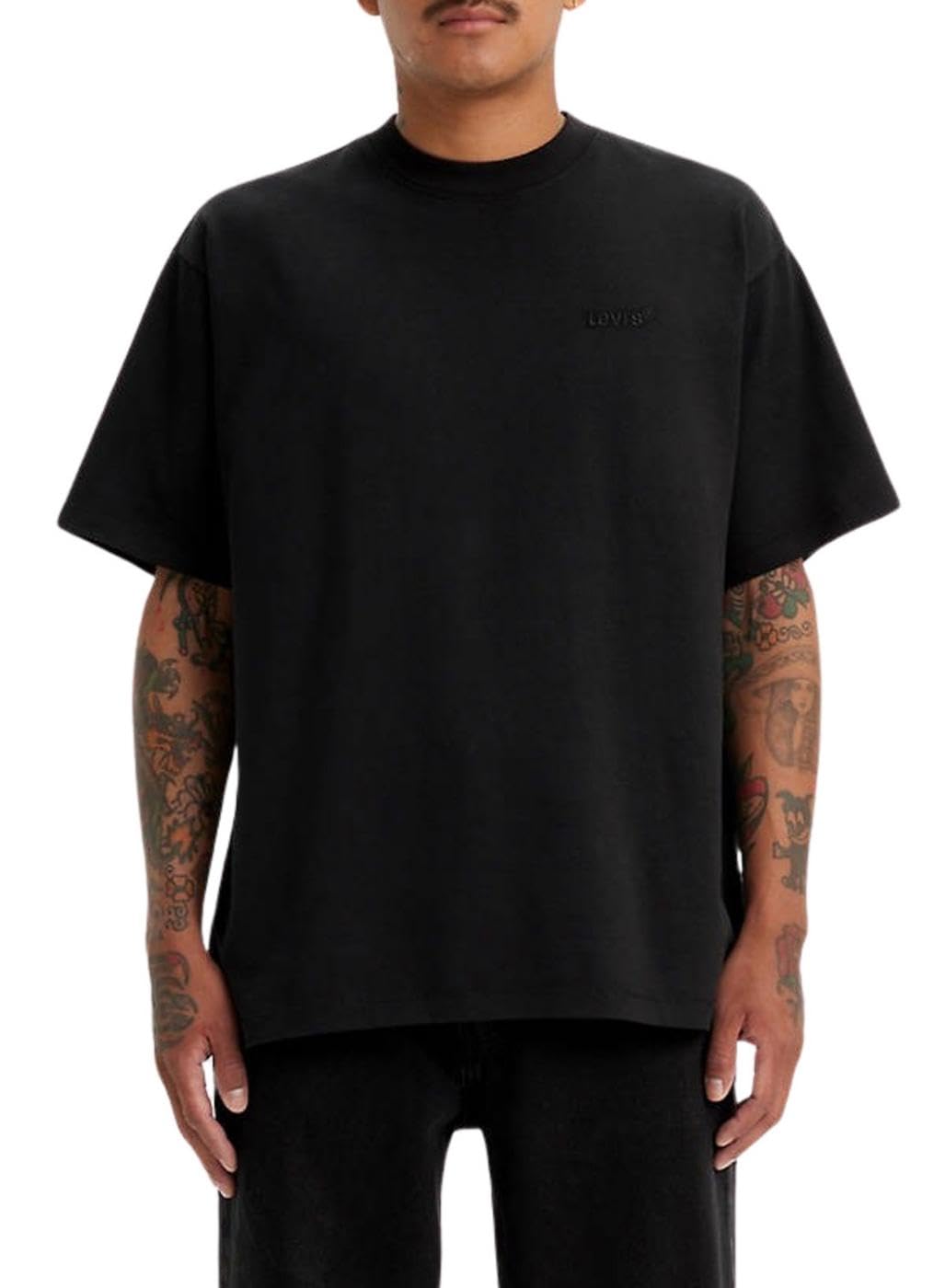 Levi's Men's Red Tab Vintage Tee T-Shirt, Mineral Black, L