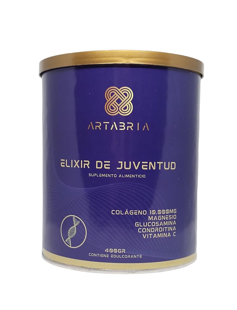 ELIXIR DE JUVENTUD ARTABRIA -COLAGENO ENRIQUECIDO CON VITAMINA C, MAGNESIO, GLUCOSAMINA Y CONDROITINA