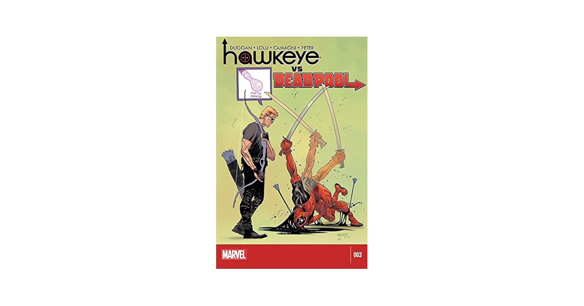 アメコミリーフ　Hawkeye vs Deadpool 全5巻セット Amazon.com: Hawkeye vs. Deadpool: 9780785193104: Duggan