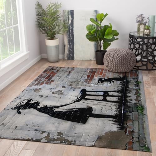 Tapis doux à poils courts 200x300cm pour éviter les glissades au salon
