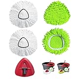 Ersatz-Mopkopf aus Mikrofaser mit Kunststoffabdeckung