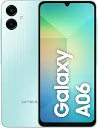 Celular Samsung Galaxy A06, 128GB, 4GB RAM, Tela 6.7', Câm. Traseira 50+2MP, Frontal 8MP - Verde Claro