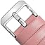 Pink+silver buckle
