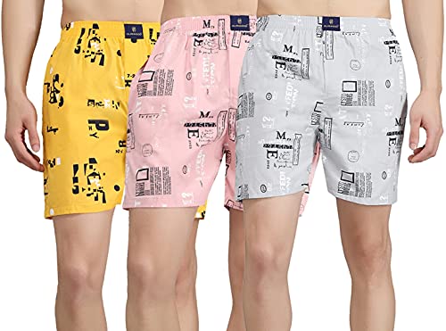 Image of Men's Pure Cotton Regular Printed Boxer