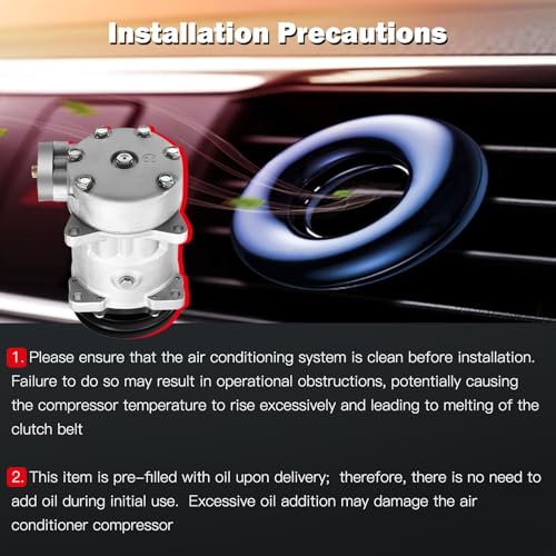 Image of Air Conditioning Compressor for Kenworth T2000 for Peterbilt 320 340 357