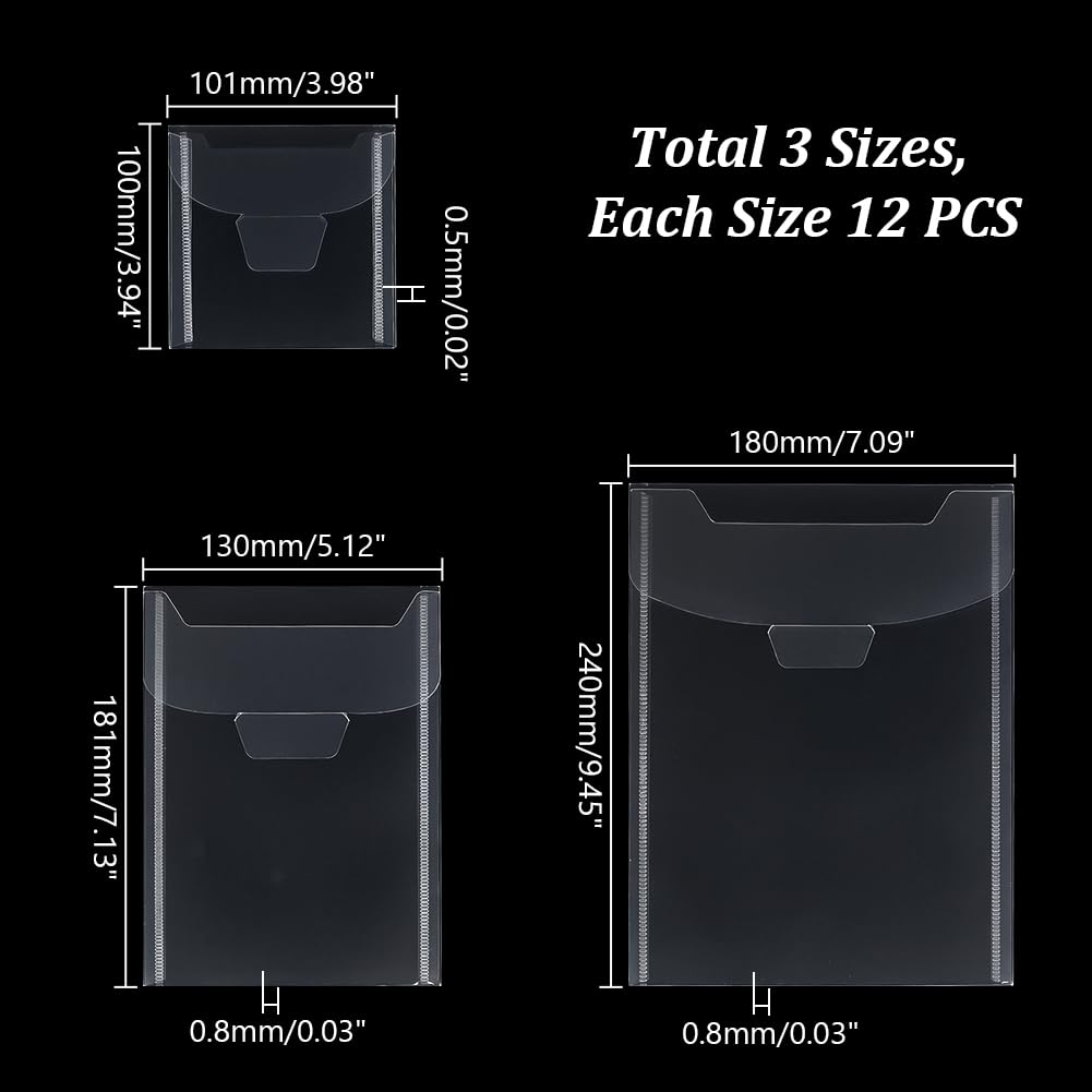 AHANDMAKER 36Pcs Clear Stamp and Die Storage Pockets - Image 2