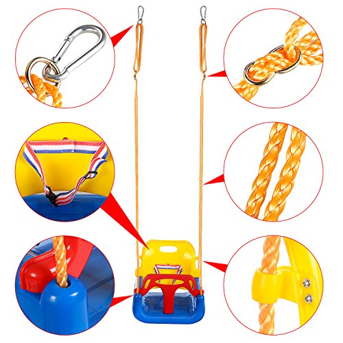 ANCHEER 3-in-1 Altalena per Bambini dai 6 Mesi in