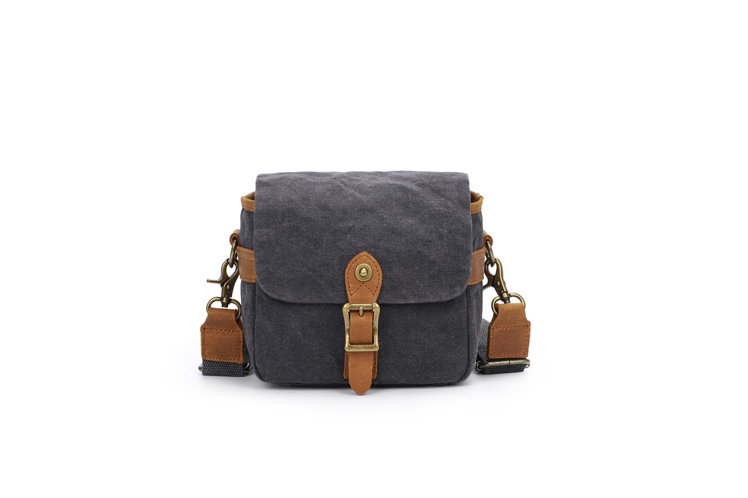 Borsa a tracolla vintage per fotocamera DSLR/SLR, custodia protettiva per fotocamera e obiettivo, borsa a tracolla per fotografia