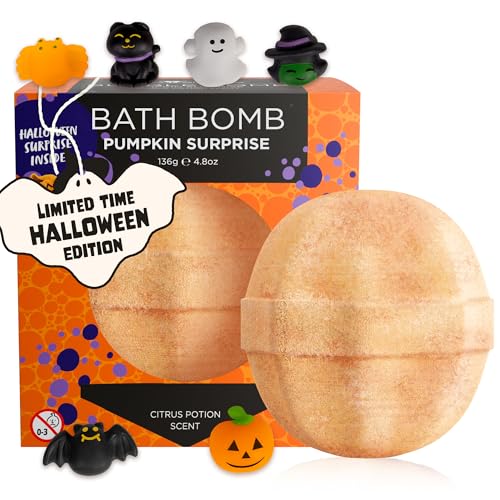 Halloween Bath Bombs for Kids with Surprise Halloween Toys Inside -...