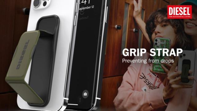 【DIESEL】ロゴプレートスマホグリップスタンド ☆送関込み Amazon.co.jp: DIESEL MagSafe対応 スマホスタンド FW22