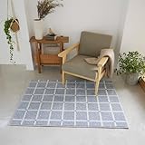 スミノエ HOME ラグマット オセロ 90×130cm 床暖房対応 日本製 ブル－