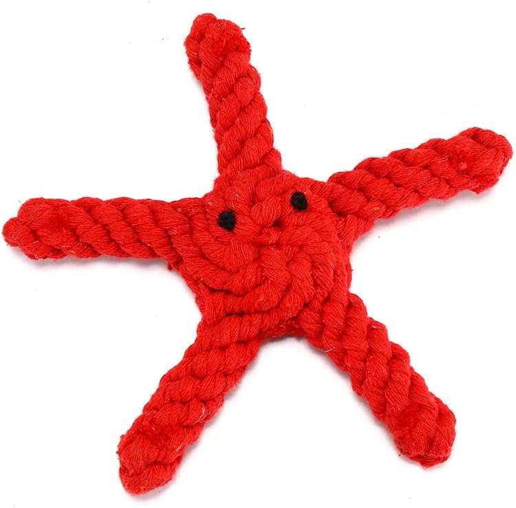 Moseem Pet Dog Puppy Teething Cleanning Chew Toys Cotton Rope Knot Toys for Dog Play Tranning suit for Small Medium Dogs