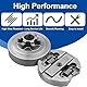 ZAMDOE 6 Zähne 52 mm Kupplungssatz für Zenoah Komatsu G2500, G2500, G2600, 25 cc, 2500T, für Chinese 2500, für Timberpro für Lawnflite für Carlton Benzin-Kettensäge Ersatzteil 2475-51200, 2841-51201