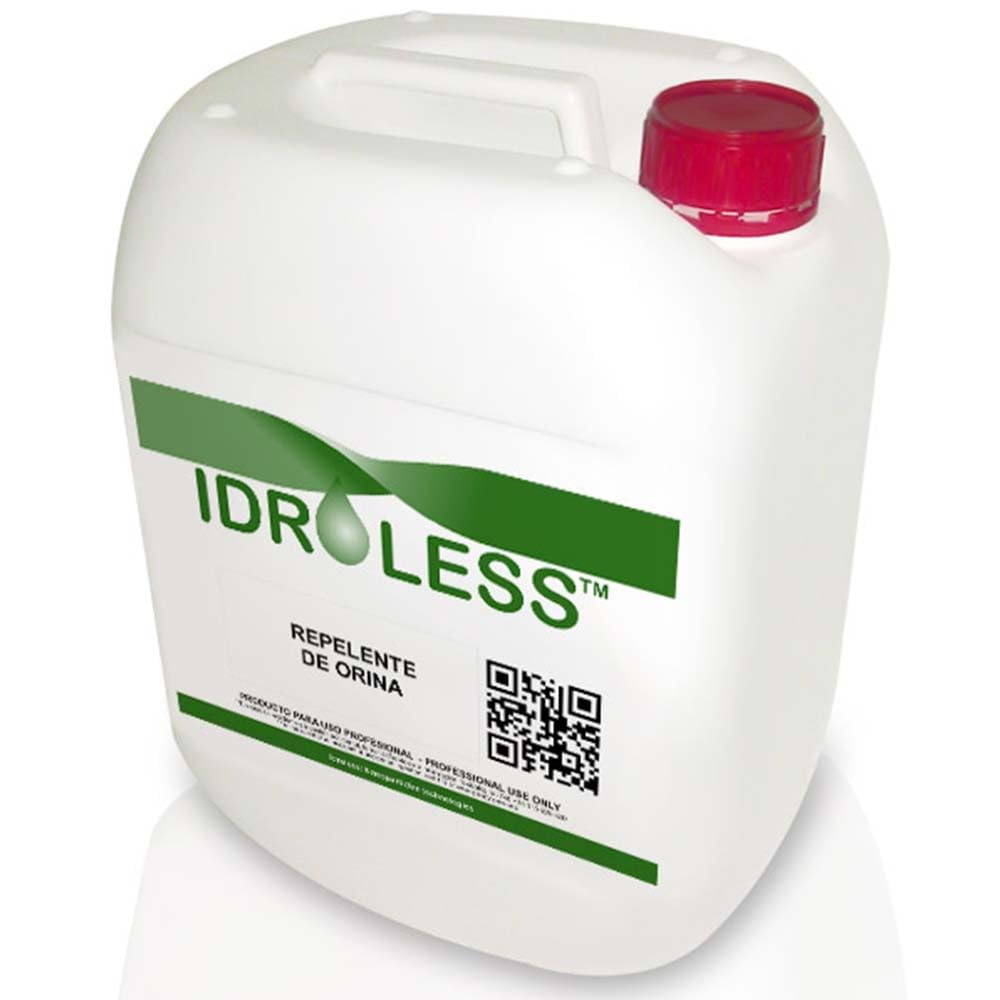 Repelente de Orina Idroless Larga Duración 25L Piedra, Ladrillo y Hormigón | Tratamiento preventivo antiorines para fachadas y suelos. Evita la penetración de orines, las manchas y malos olores