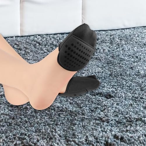 Image of YUXIANLB Ball of Foot Cushion Socks, Women's Toe Cover with Padding, Toe Topper Socks