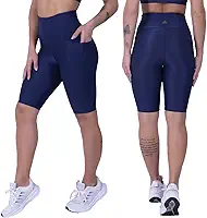 Bermuda Feminina de Corrida Wonder Lush, Poliamida com Bolsos Laterais, Short Leg para Esportes