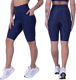 Bermuda Feminina de Corrida Wonder Lush, Poliamida com Bolsos Laterais, Short Leg para Esportes