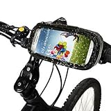  Soporte impermeable táctil y giratorio, especial bicicleta, moto para Samsung Galaxy S4 I9500 y S3 I9300, color negro