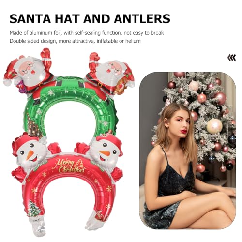 SOIMISS 20 Peças Tiaras Infláveis ​​Para Festa Balão De Desenho Animado Faixas De Cabelo Decorações