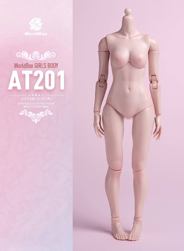 1/6スケール WorldBox AT201 白肌 パール 女性ボディ Amazon.co.jp: OBEST Worldbox 1/6スケール フィギュア 女性 関節