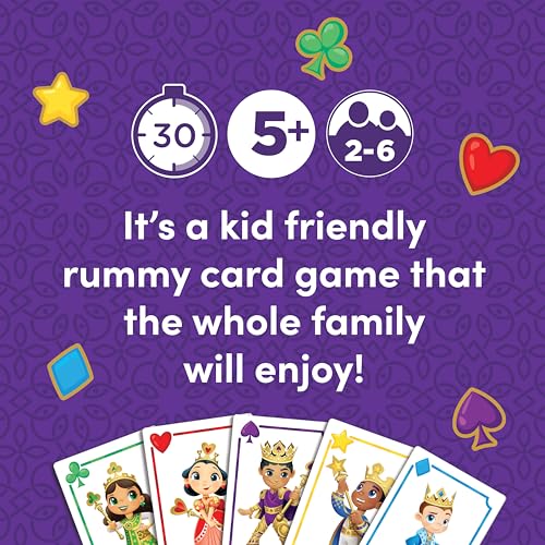 Image of Five Crowns JR Rummy Style Card Game for Kids, Cards for Family Game Night
