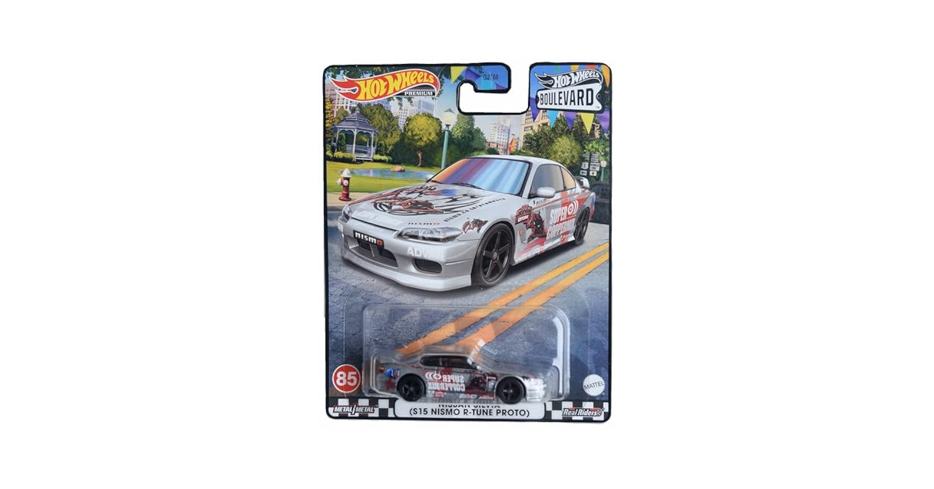 Amazon.com: Mattel Hot Wheels Nissan Silvia, Boulevard
