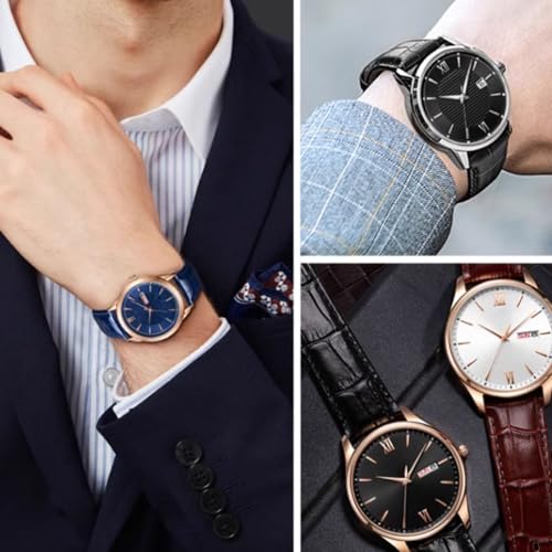 Image of Quick Release Genuine Leather Deployment Watch Band Italian Alligator Grain Embossed Calfskin Leather 14mm to 24mm Luxury Business Casual Universal Replacement Strap Men Women