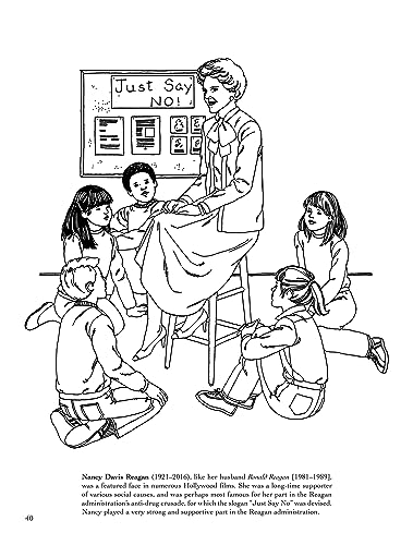 America's First Ladies Coloring Book