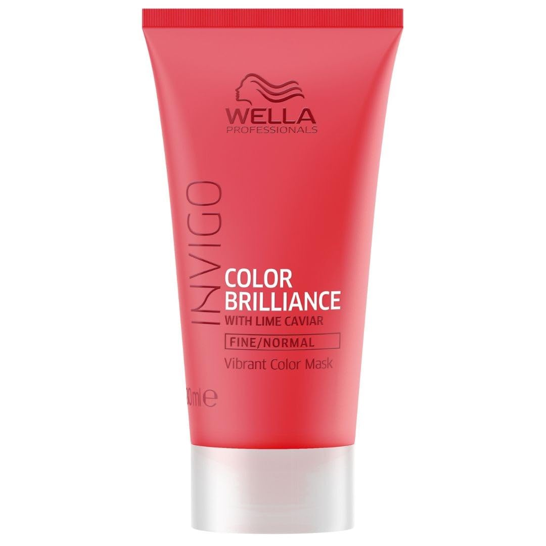 Wella Invigo Colour Brilliance Mask with Lime Caviar for Fine Hair, 0.33 kg, 8005610633657