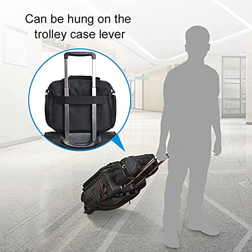 CADeN Kameratasche, fototasche Wasserbeständig Umhängetasche kompakte Sling Schulter Bag für DSLR SLR-Kamera Nikon Sony Canon Objektiv, S – Bild 7